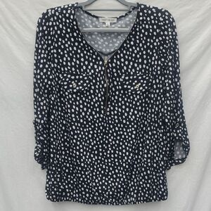 Forever 21 Black and White Polka Dot Blouse